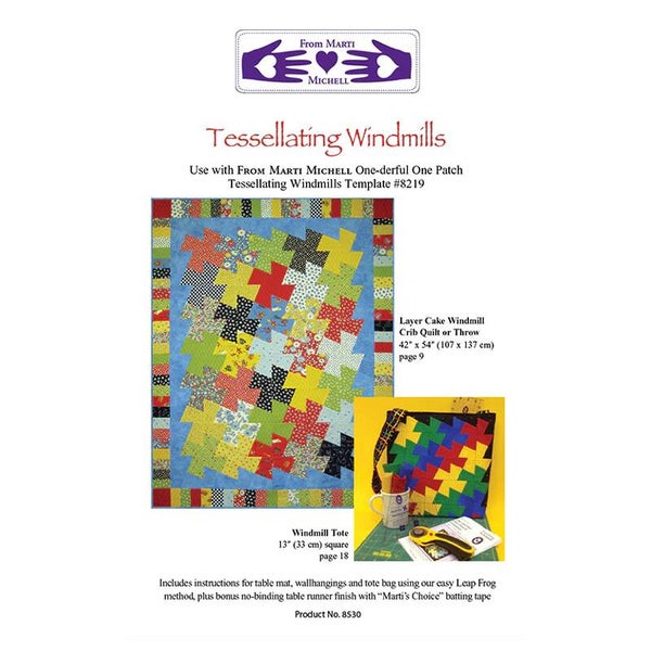 Patroon Tessalating Windmills van Marti Michell