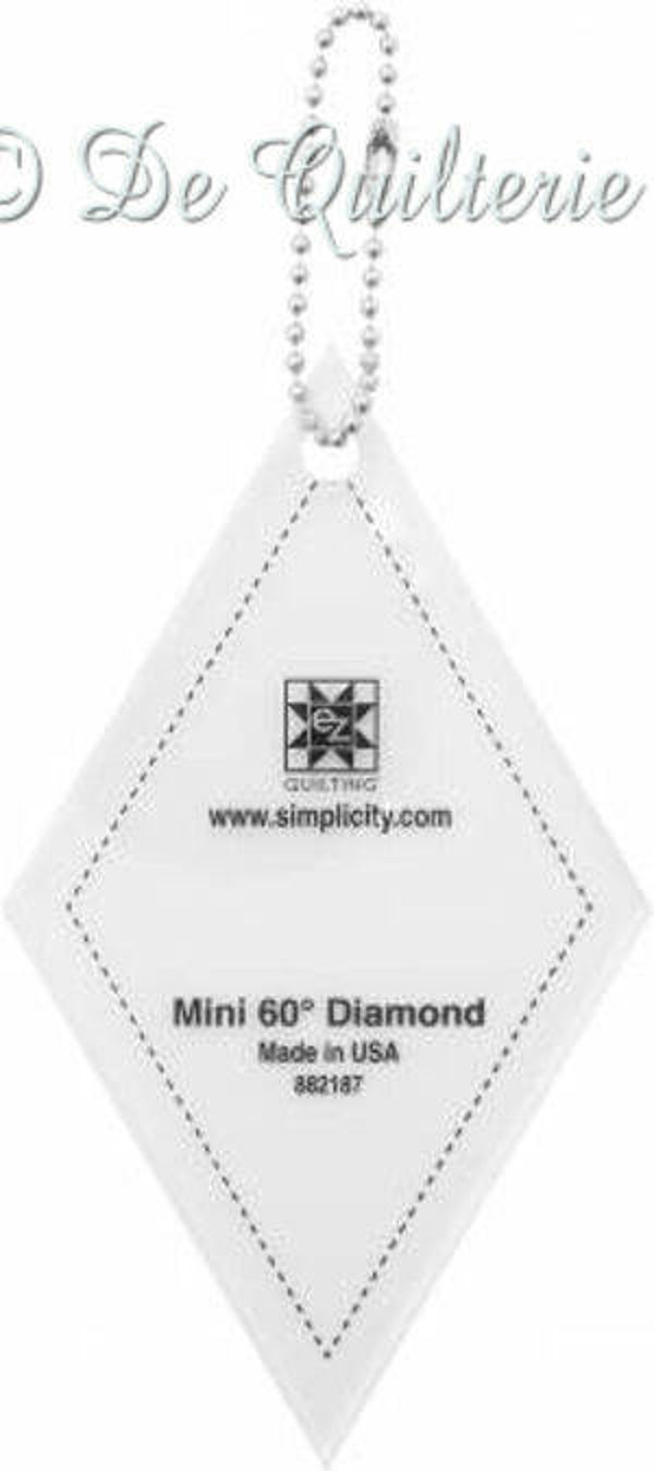Template 60 graden diamond mini.