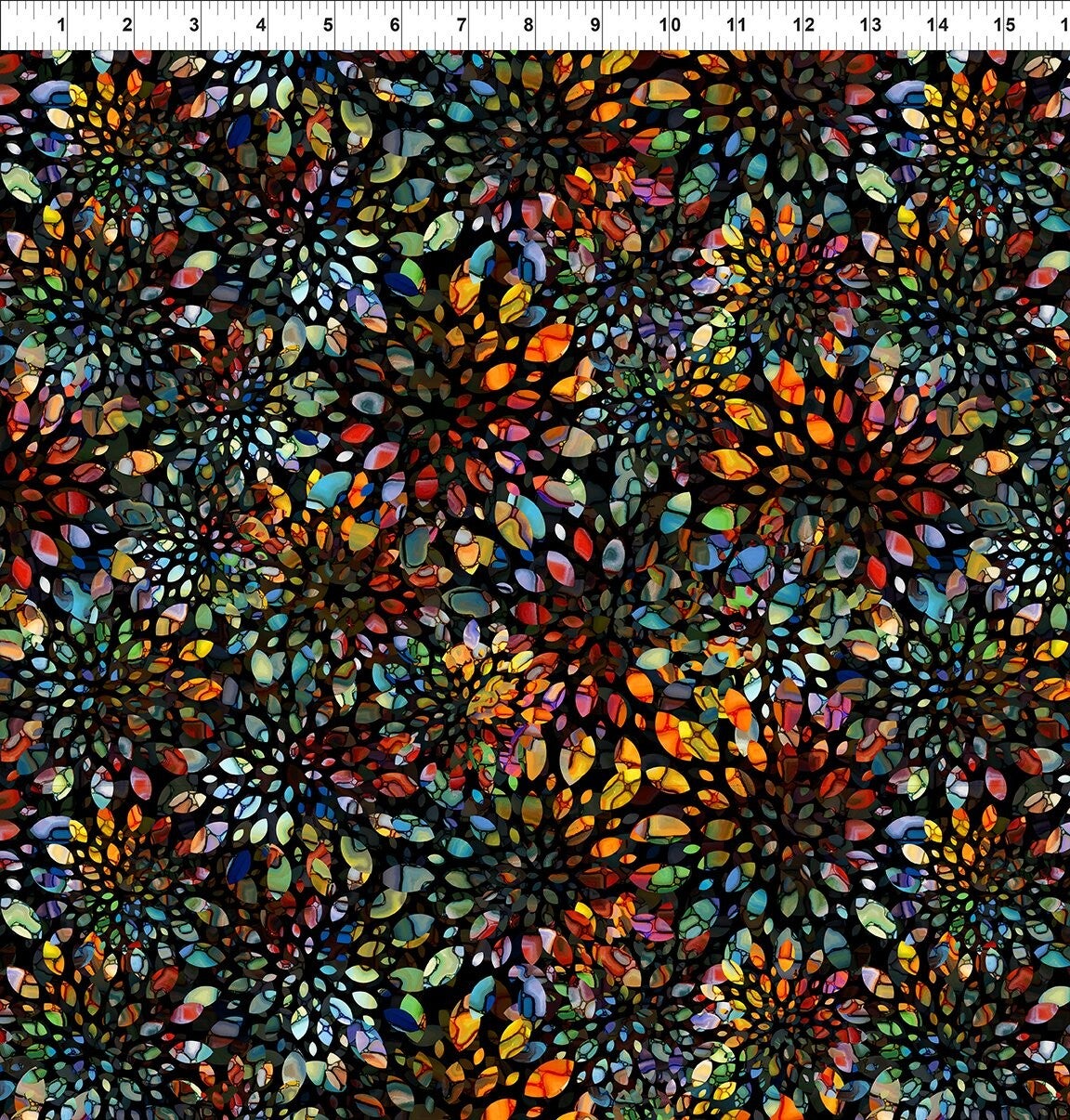 Q920 - stof black kaleodoscoop - Dear Clara  by Jason Yenter - In the beginning