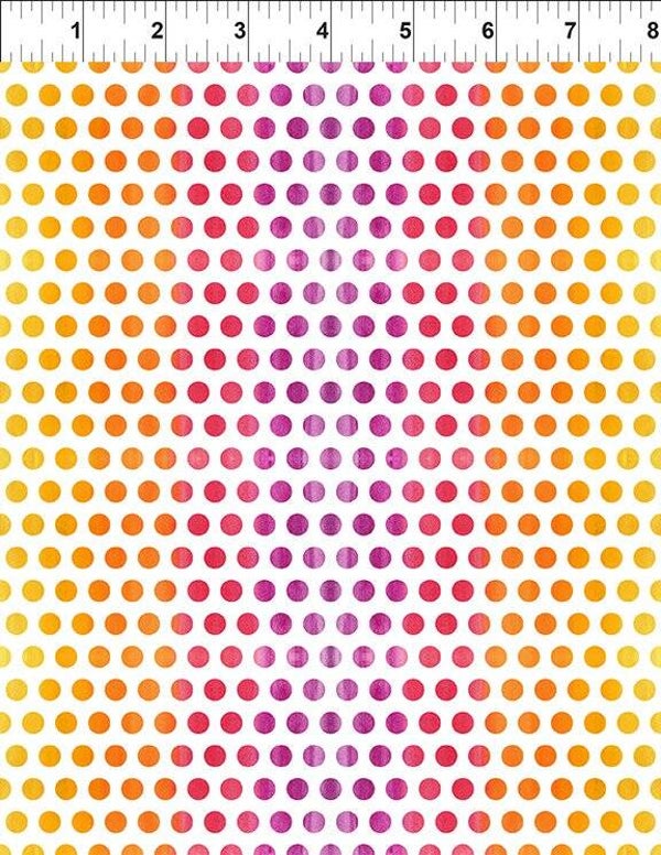 Q625 - stof Summerbreeze dots  - In the Beginning