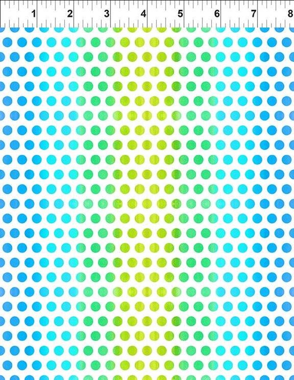 Q1008 - stof Summerbreeze dots  - In the Beginning