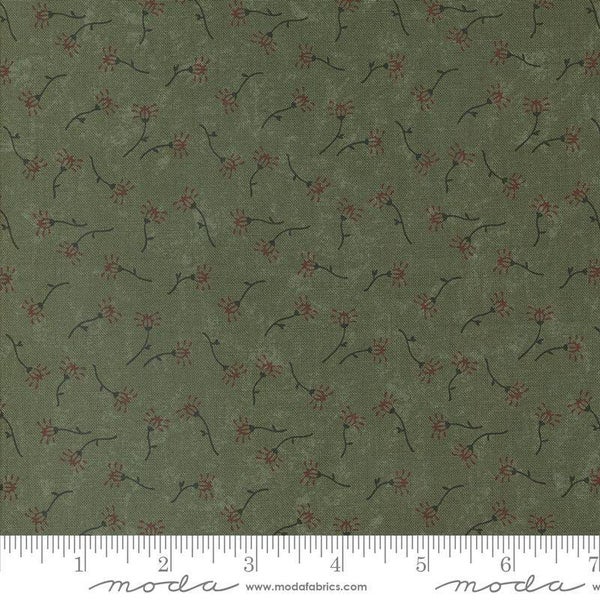 Q922 - stof Daisy leaf - Kansas Troubles - by Moda