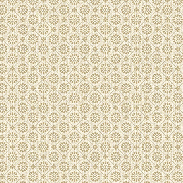 Q442 -stof ecru/beige  Gardenhappy - Benartex