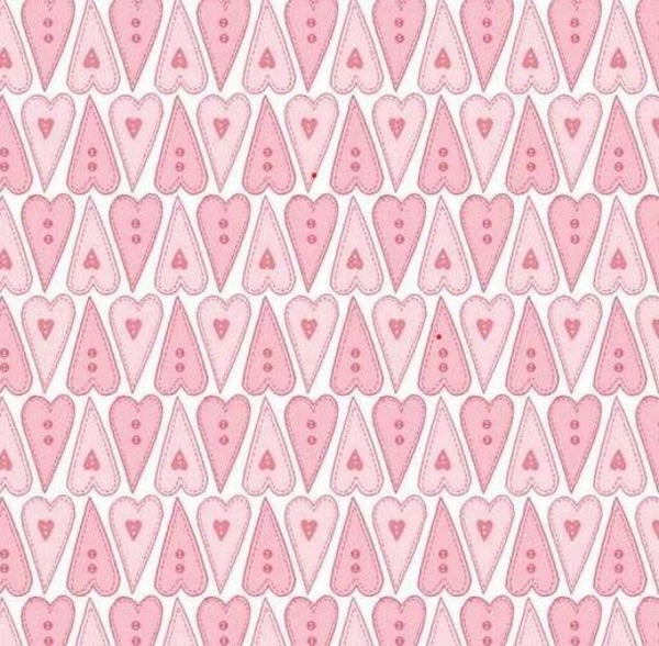 Q848 - stof roze harten