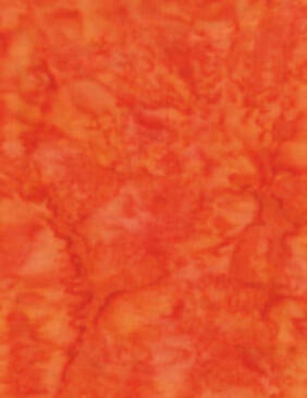 BC05 - batikstof dutch orange "Be Colourful" by Jacqueline de Jonge
