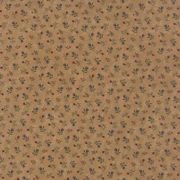 Q457 - stof beige bloem  "Sunflower Song" - Kansas Troubles by Moda