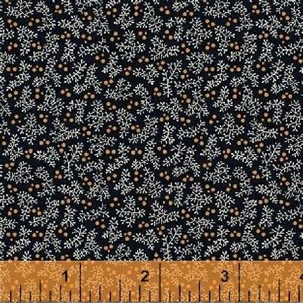 AQ608 - stof Cheddar & Indigo - Windham