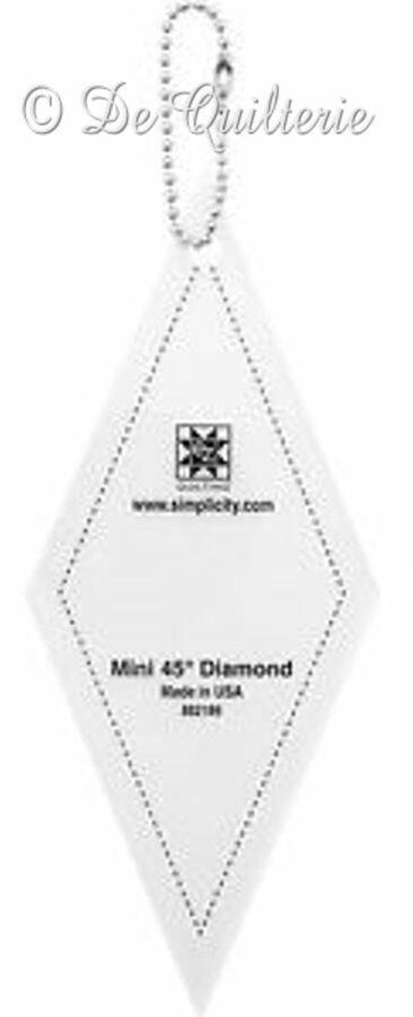 Template 45 graden diamond mini.