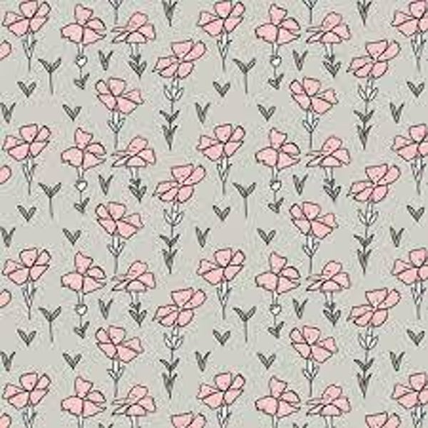 A34- stof Sweet Stems - Sue Daley