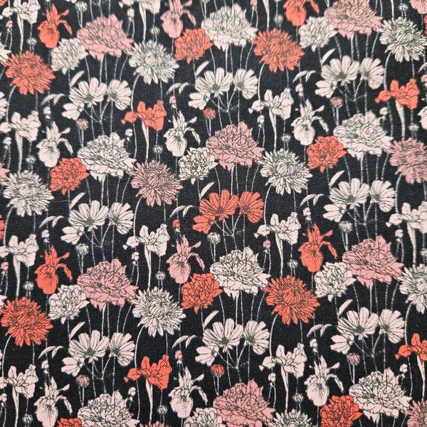 A4 - stof little flowers- Garden Delights 3 - In the Beginning