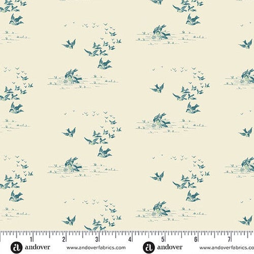 Q945 - stof  ayla blue by Max & Louise