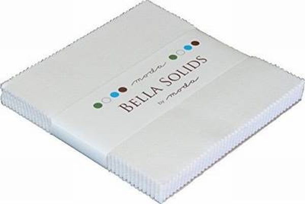 Charm pack white Bleached 990098