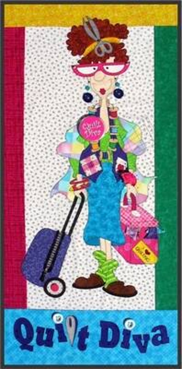 Patroon Quilt Diva incl. grote button