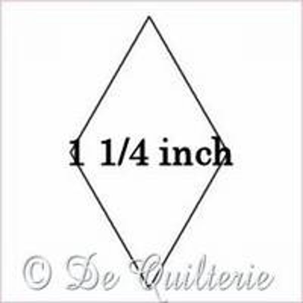 Kartonnen ruit 6 pointed star 1  1/4 inch