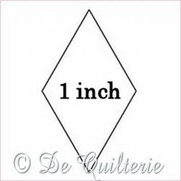 Kartonnen ruit 6 pointed star 1 inch- Paperpieces