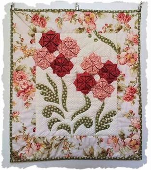 Patroon Bloemen in origami