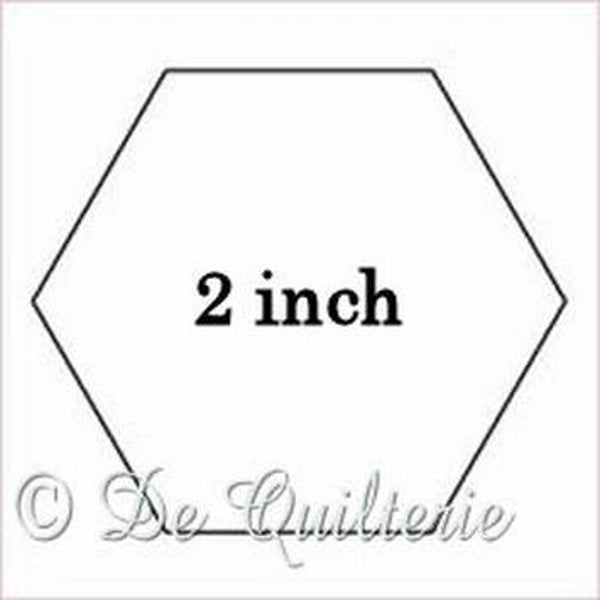 Kartonnen hexagons 2 inch