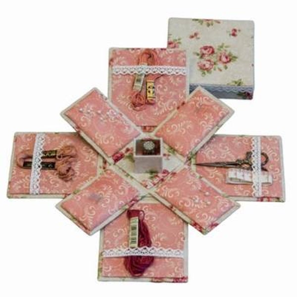 Victoriaanse naaibox kartonnagepakket