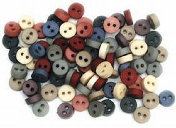 Knoopjes Tiny Country Buttons - Dress it up