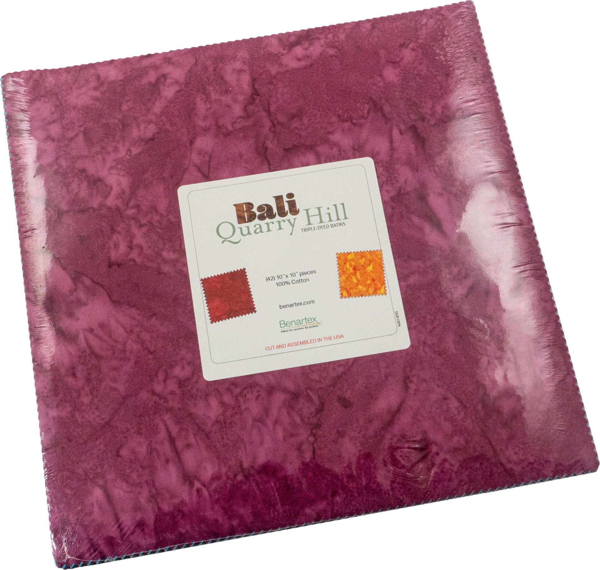 Batik precuts Bali Quarry 10 x 10 inch - Benartex
