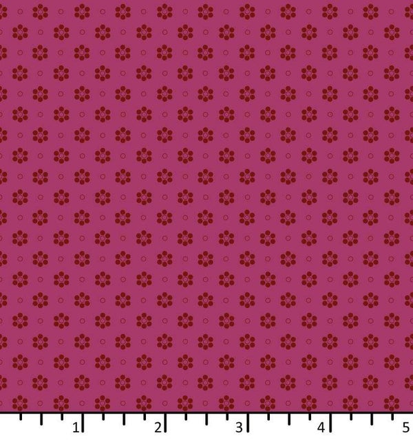 Q -  EQP BD  - stof Garden Patch- foxglove- Back in the Day