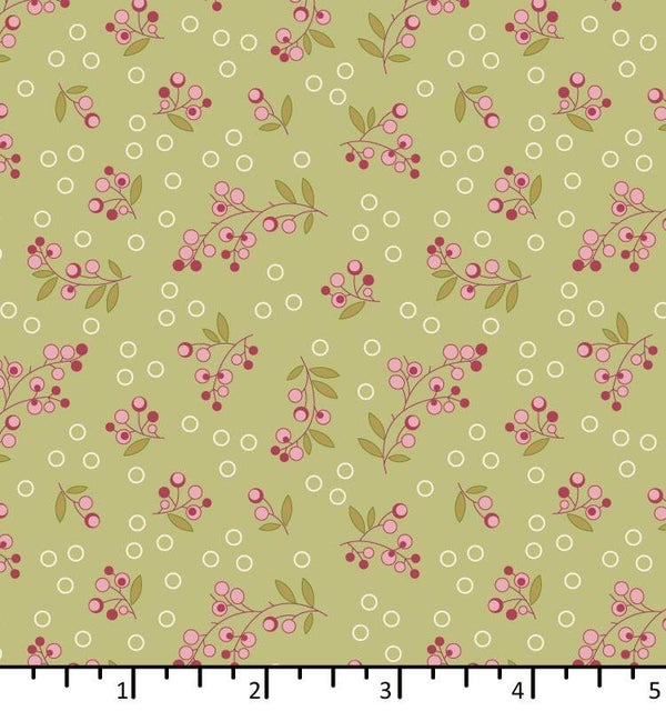 Q -  EQP BD  - stof wild berries- light olive- Back in the Day