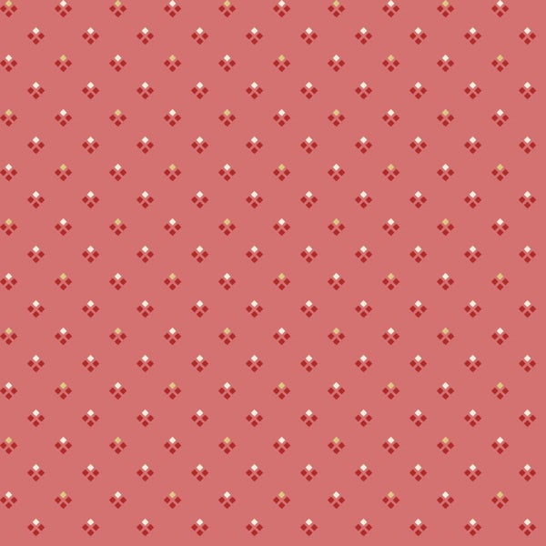 Q810 -  EQP  -stof Argyle Strawberry Smoothie - Back & Forth