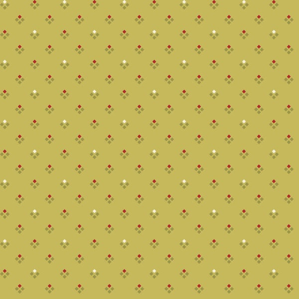 Q813 -  EQP  -stof Argyle Chartreuse - Back & Forth