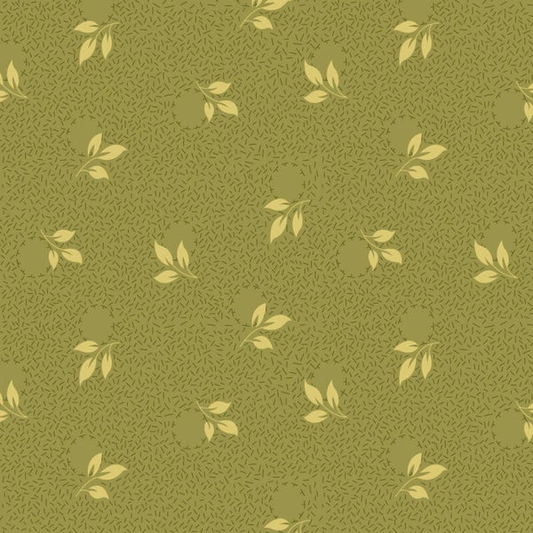 Q1117 -  EQP  -stof Foliage Green Hills - Back & Forth