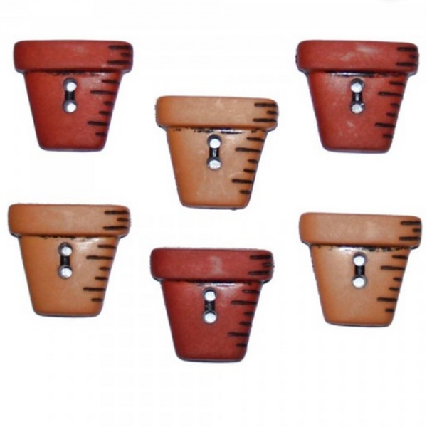 Knoopjes bloempotten - Dress it up