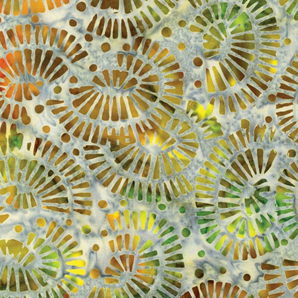 B82 - batikstof Granite Multi Mosaic