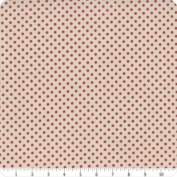 T48 - stof red polka dots - Creating memories by Tilda