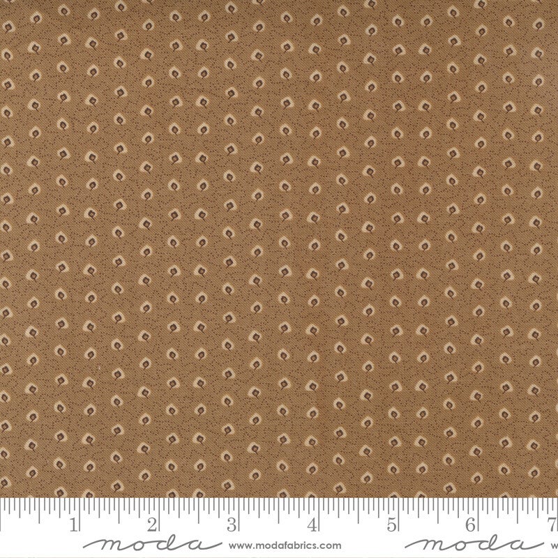 Q2 - stof Rose Leaf Light Brown  - Jo Morton by Moda