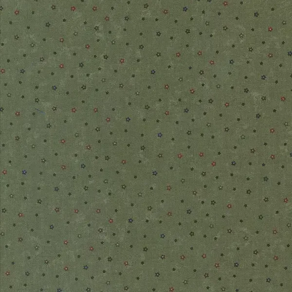 Q850 - stof Daisy Lane Pebbles Disty leaf - Kansas Troubles - by Moda