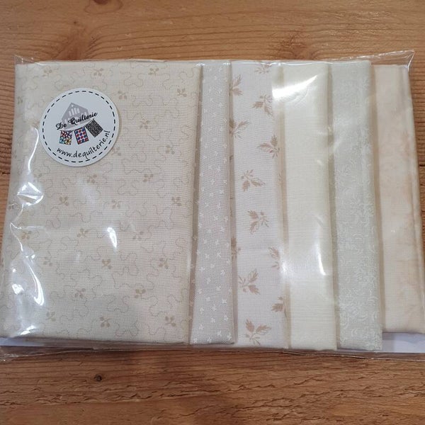 Pakket ecru 6 maal F8 nr. 9