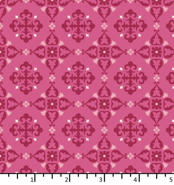 Q1188-  EQP  - stof saudade fuchsia - Future Heirlooms