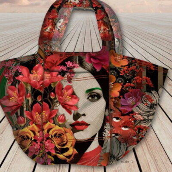 Panel tas XL red multi 24046