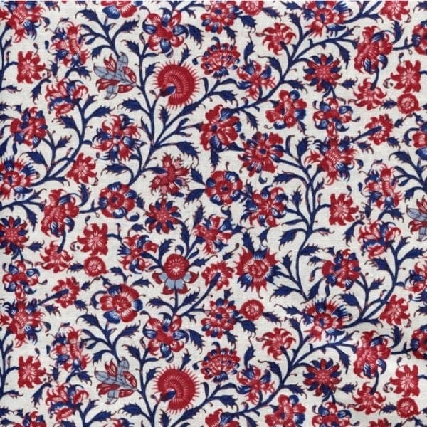Q758 - stof cream Gujarat  - Dutch Heritage