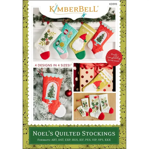 Kimberbell borduur CD Noel's Quilted Stockings