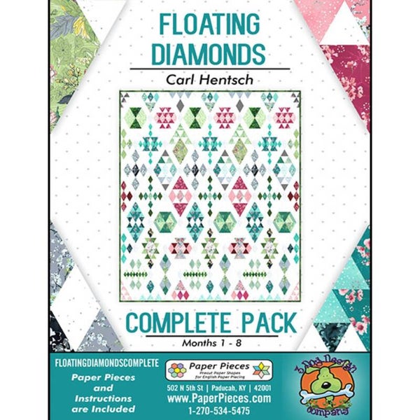 Kartonnen voor quilt Floating Diamonds - Carl Hentsch