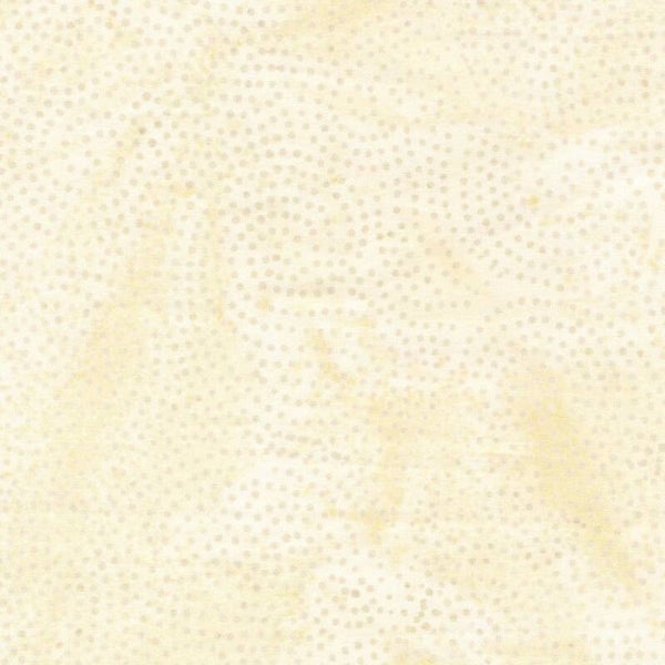 B10 - batikstof ecru/creme doughnut