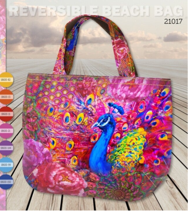 Panel tas vrolijke pauw