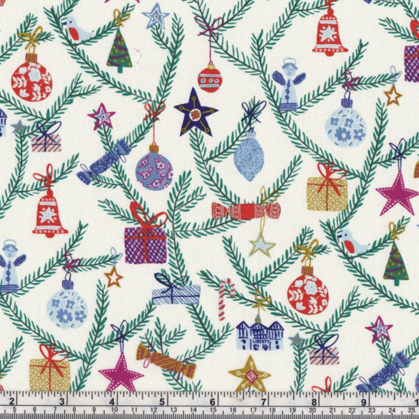 C18  - stof  Liberty - Tree of Light - Season's Greetings
