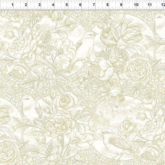 Q715 B - stof Toile ecru - In the beginning