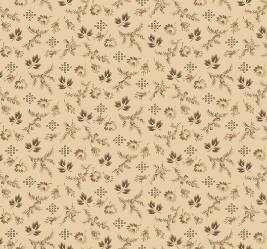 Q57- stof  beige motief
