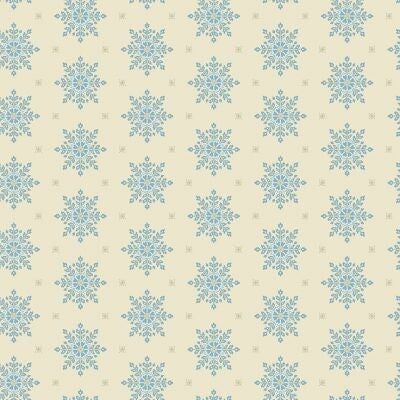 Q68 - stof crystal sand - Blue Escape - Edyta Sitar