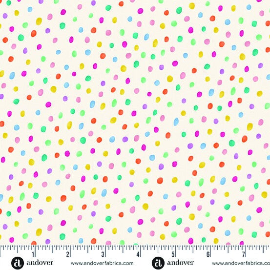 Q222 - stof  multi spot - Hello Spring- Makower