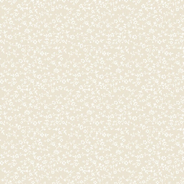 Q136 - stof Vineyard Floral Ecru