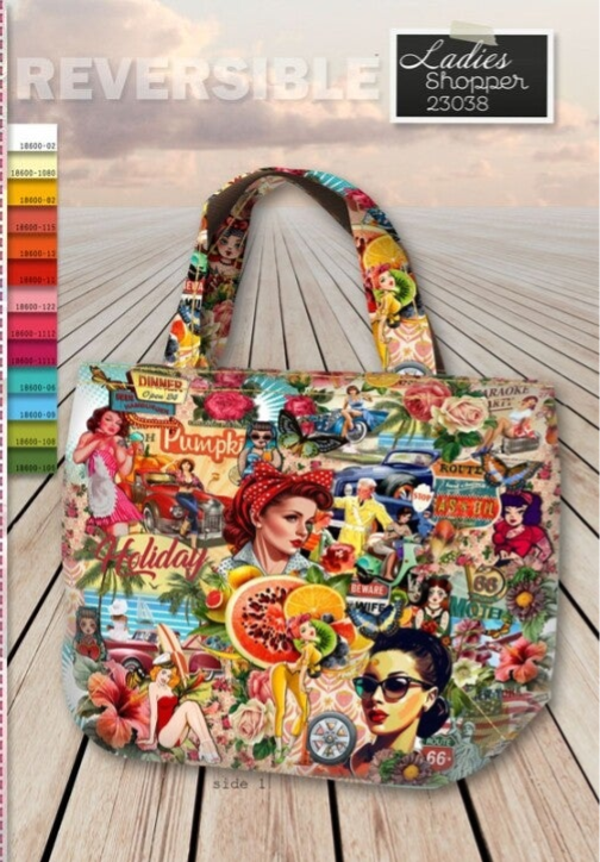 Panel tas style rockabilly 23038