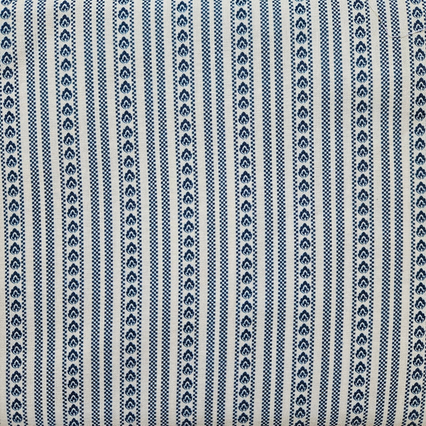 A25- stof  stripe beige/blauw- Benartex